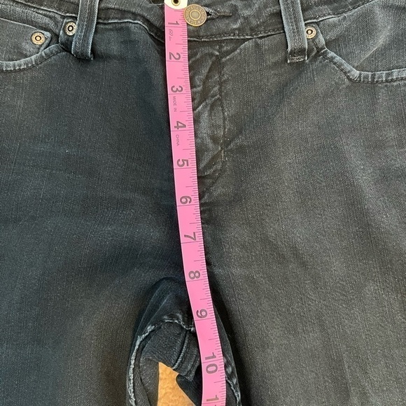 𝅺levi’s Women’s Blue/Black Boot Cut Jeans Size 8 - Picture 7 of 10